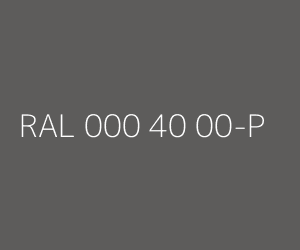 Väri RAL 000 40 00-P 