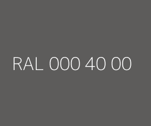 Väri RAL 000 40 00 
