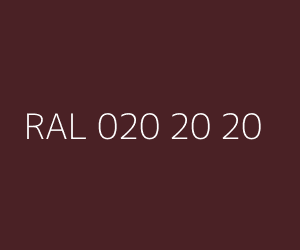 Väri RAL 020 20 20 