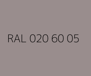 Väri RAL 020 60 05 
