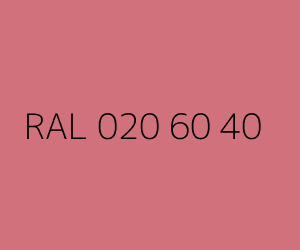 Väri RAL 020 60 40 