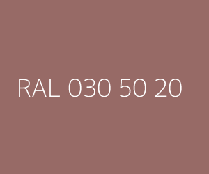 Väri RAL 030 50 20 