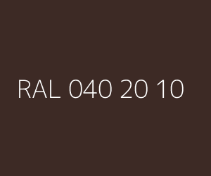 Väri RAL 040 20 10 
