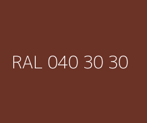 Väri RAL 040 30 30 