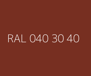Väri RAL 040 30 40 