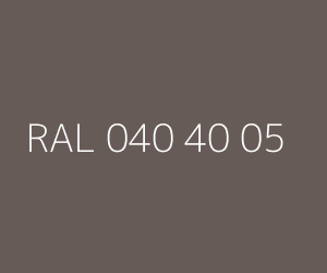 Väri RAL 040 40 05 