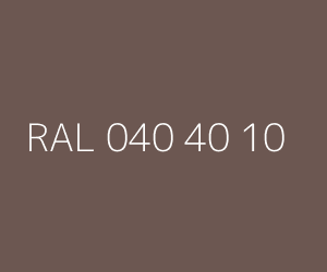 Väri RAL 040 40 10 