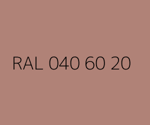 Väri RAL 040 60 20 
