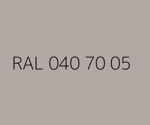 Väri RAL 040 70 05 