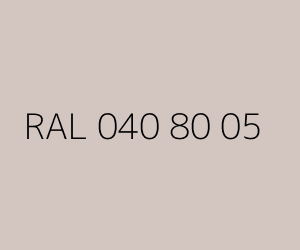 Väri RAL 040 80 05 