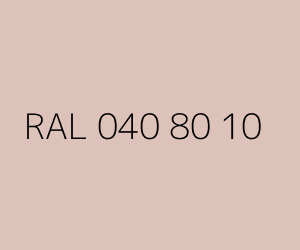 Väri RAL 040 80 10 