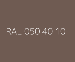 Väri RAL 050 40 10 