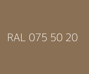 Väri RAL 075 50 20 