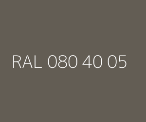 Väri RAL 080 40 05 
