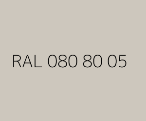 Väri RAL 080 80 05 