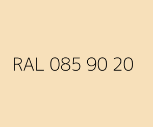 Väri RAL 085 90 20 