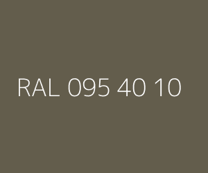 Väri RAL 095 40 10 