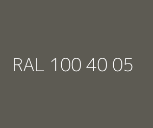 Väri RAL 100 40 05 