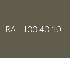 Väri RAL 100 40 10 