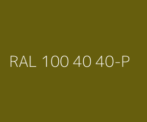 Väri RAL 100 40 40-P 