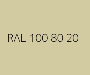 Väri RAL 100 80 20 