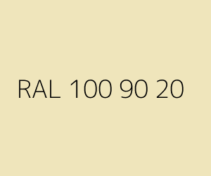 Väri RAL 100 90 20 