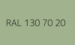 Väri RAL 130 70 20
