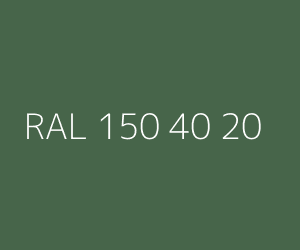Väri RAL 150 40 20 