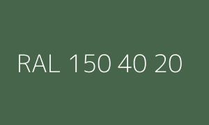Väri RAL 150 40 20