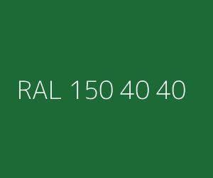 Väri RAL 150 40 40 