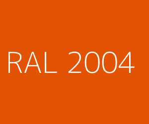 Väri RAL 2004 PURE ORANGE