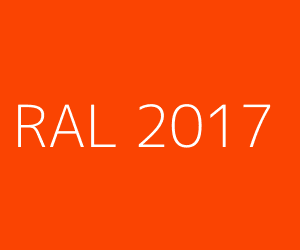 Väri RAL 2017 RAL ORANGE