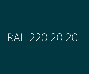Väri RAL 220 20 20 