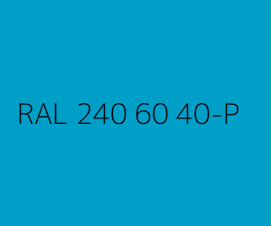 Väri RAL 240 60 40-P 