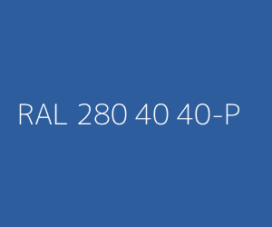 Väri RAL 280 40 40-P 