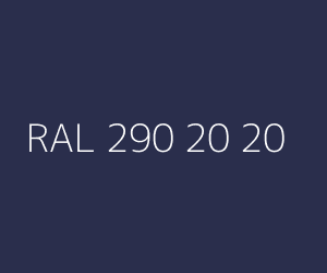 Väri RAL 290 20 20 