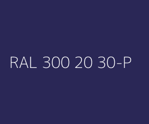 Väri RAL 300 20 30-P 