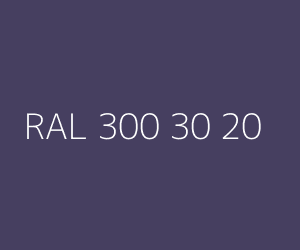 Väri RAL 300 30 20 
