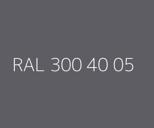 Väri RAL 300 40 05 