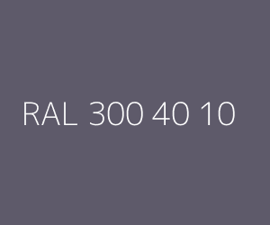 Väri RAL 300 40 10 