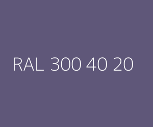 Väri RAL 300 40 20 