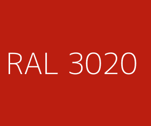 Väri RAL 3020 TRAFFIC RED Väri RAL 3020 TRAFFIC RED