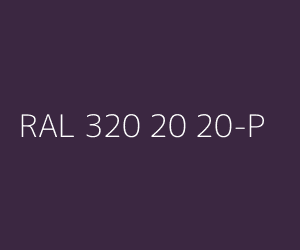 Väri RAL 320 20 20-P 