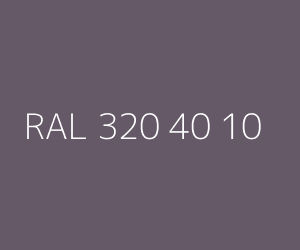 Väri RAL 320 40 10 