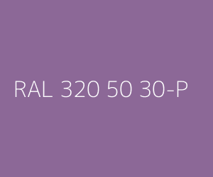 Väri RAL 320 50 30-P 