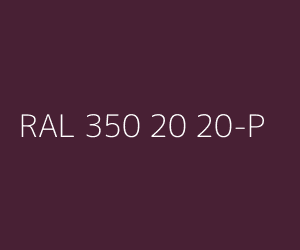 Väri RAL 350 20 20-P 