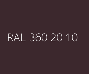 Väri RAL 360 20 10 