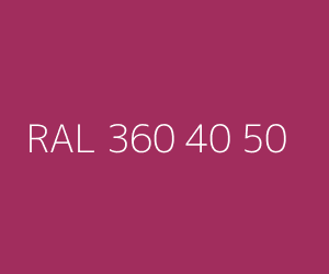 Väri RAL 360 40 50 
