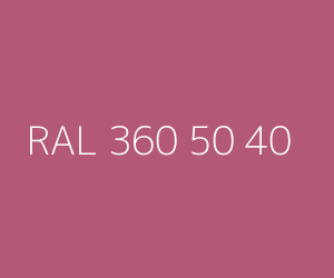 Väri RAL 360 50 40 