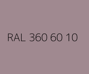 Väri RAL 360 60 10 